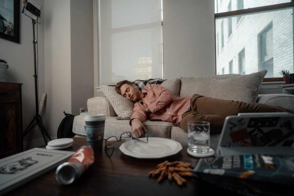 why do I feel tired after eating